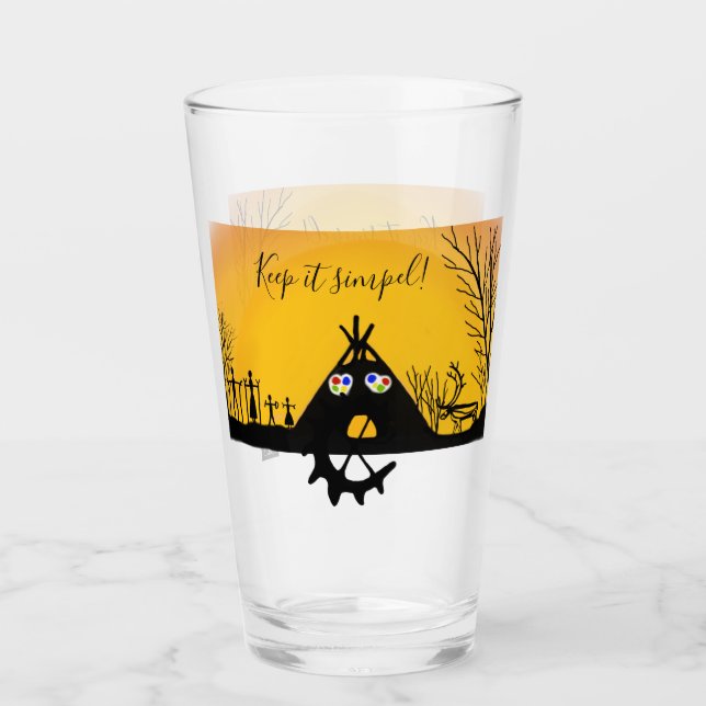 Copo de vidro (Frente)