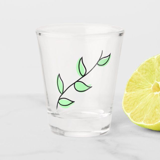 copo de vidro ramificado (Frente)