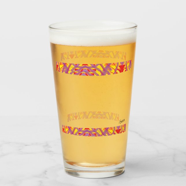 Copo de Vidro: Sem Início Sem Fim (Frente (Preenchido))