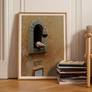 Copo de Vinho de Impressão de Florença Vento de Vi