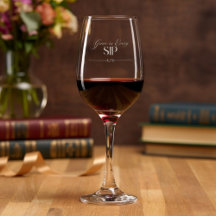 Copo de Vinho Gravado com Citação Inspiradora de F