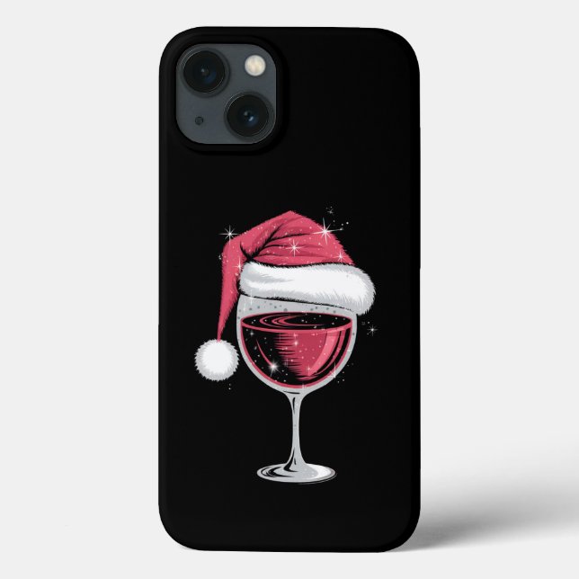 Copo de Vinho Tinto Natal Natalino Divertido  (Verso)