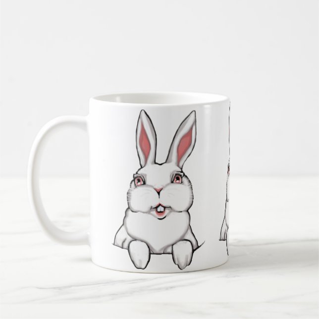 Copo festivo do coelho do copo de café da caneca (Esquerda)