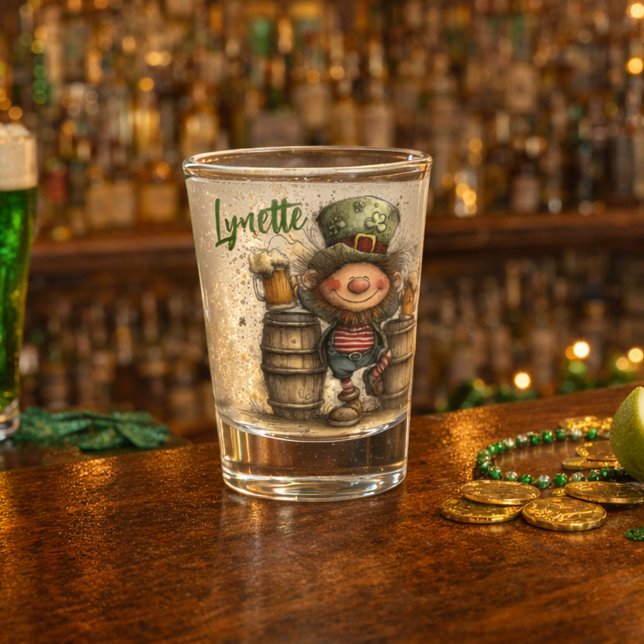 Copo para Shot de Brinde de Leprechaun do Dia de S (Criador carregado)