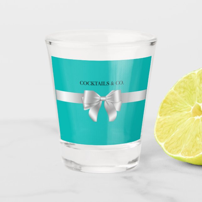 Copo para Shot Inspirado em Tiffany | Coleção de C (Frente)
