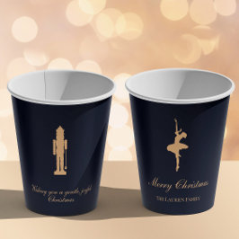 Copo personalizado do Quebra-Nozes azul elegante
