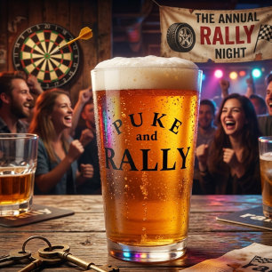 Copo Puke and Rally Pint – Copo de Cerveja Diverti