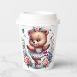 Copos de Aniversário do Urso de Ballet