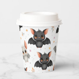 Copos de Papel Morcegos Bebês Fofo Halloween