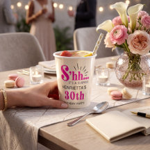 Copos de papel para festa de aniversário de 30 ano