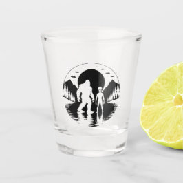 Copos de Shot Bigfoot Alienígena OVNI Críptido