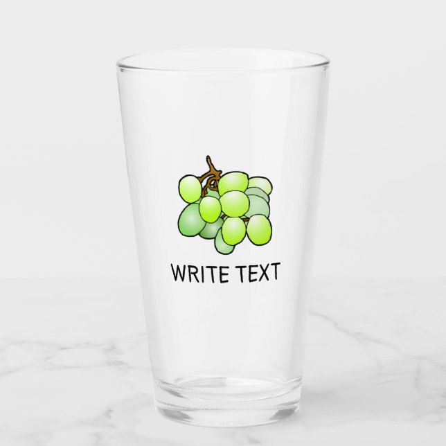 Copos de Vidro com Uvas (Frente)