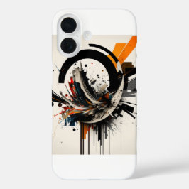 Coque d'art abstrait