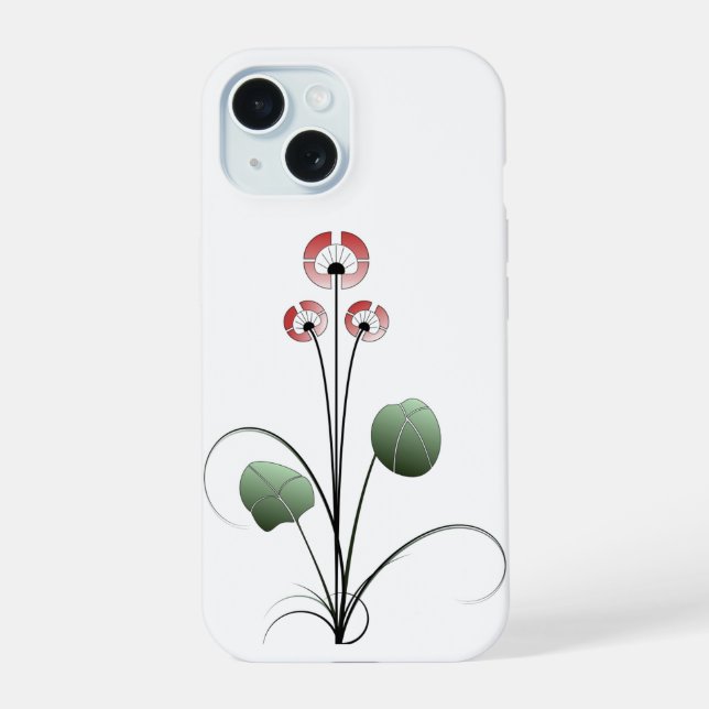 Coque Iphone 15 ikebana (Verso)