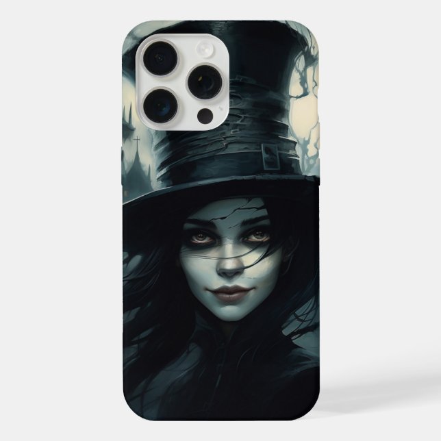 Coques iPhone 15 Pro Max - Chapeaux Noir 4 (Verso)