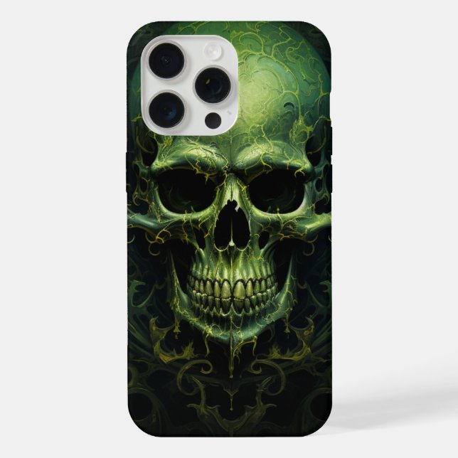Coques iPhone 15 Pro Max -Skull (Verso)