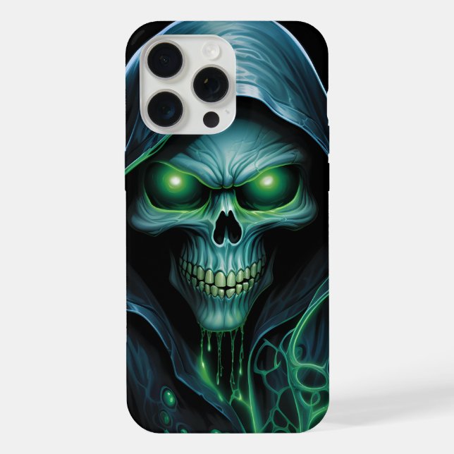 Coques iPhone 15 Pro Max -Skull 10 (Verso)