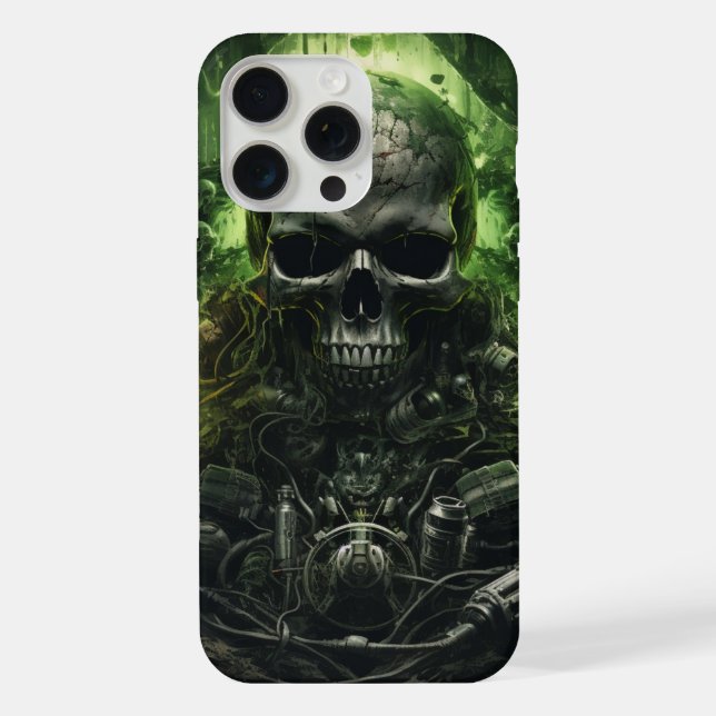 Coques iPhone 15 Pro Max -Skull 6 (Verso)
