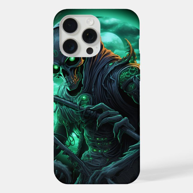 Coques iPhone 15 Pro Max -Skull 9 (Verso)