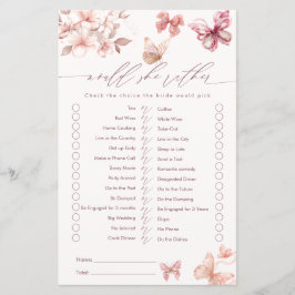 Coquette Butterfly Ela Preferencialmente Chá de pa