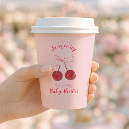 Coquette Cherry no Chá de fraldas superior