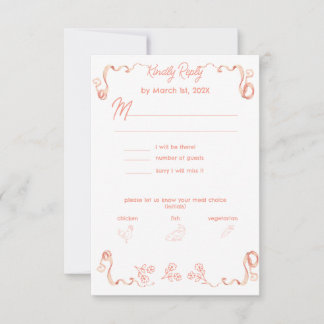 Coquette Vintage Cameo RSVP