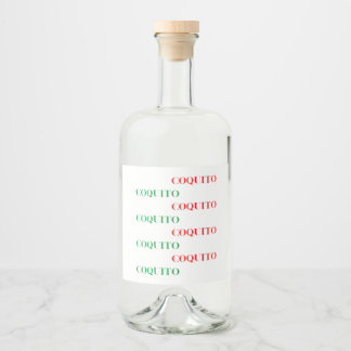 Coquito Verde e Vermelho