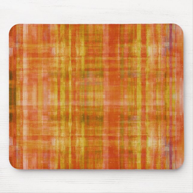 Cor alaranjada da arte que pinta Mousepad (Frente)