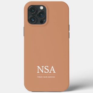 Cor cômoda Iniciais terra natural rosa elegante