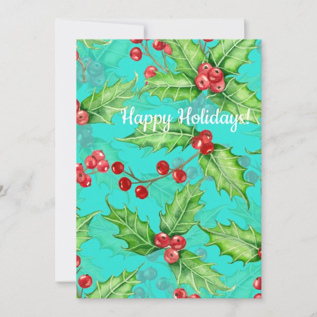 Cor da água da baga Holly (Frente)