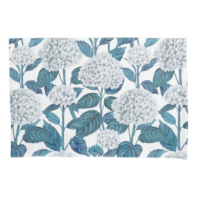 Cor da água da hidrangea branca (Frente)