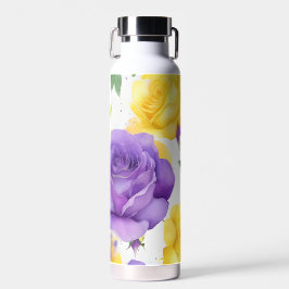 Cor da Água Rosa Amarelo-Púrpura