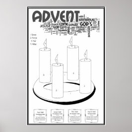 Cor da coroa por Poster de número