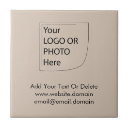 Cor da tendência - Azulejo cerâmico do logotipo de