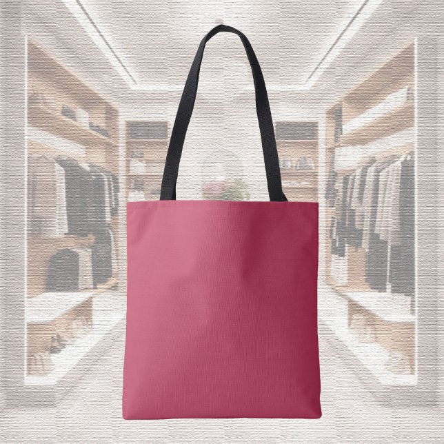Cor da Tendência - Saco de Tote Magenta Vibrante (Criador carregado)