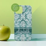 Cor damasco de safra com Término Grungy<br><div class="desc">Um padrão de vintage com um design de tendência com cores de tom de joia e elegância. Os itens são mais fáceis de personalizar quando você substitui todos os textos e fotos primeiro. Se a sua arte ainda precisar ser ajustada, clique no botão Personalizar este. Isso vai levá-lo a uma...</div>