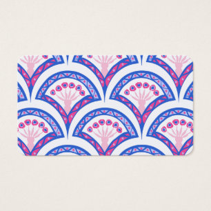 cor damasco floral azul