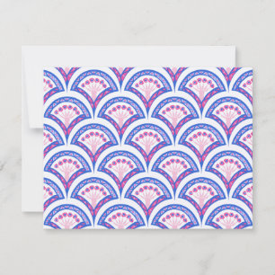 cor damasco floral azul