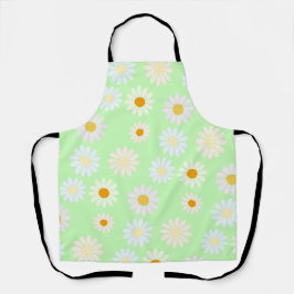 Cor-de-água doce colorida Daisy Pattern Green