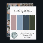 Cor de Casamento, cor-de-rosa-poeirento, azul-poei<br><div class="desc">Placa de Paleta 2023,  de cores de Casamento,  cor-de-rosa empoeirado e azul-poeirado</div>