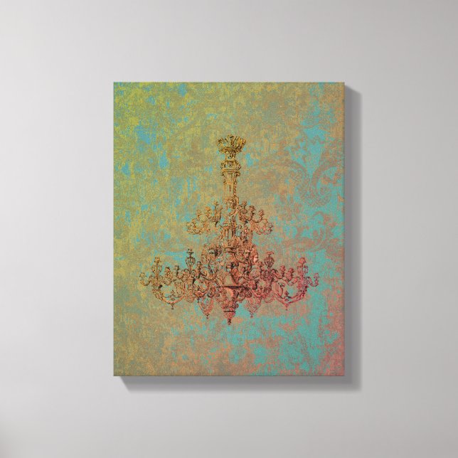 COR DE MUDANÇA DO CANDilier Francês - Canvas (Frente)
