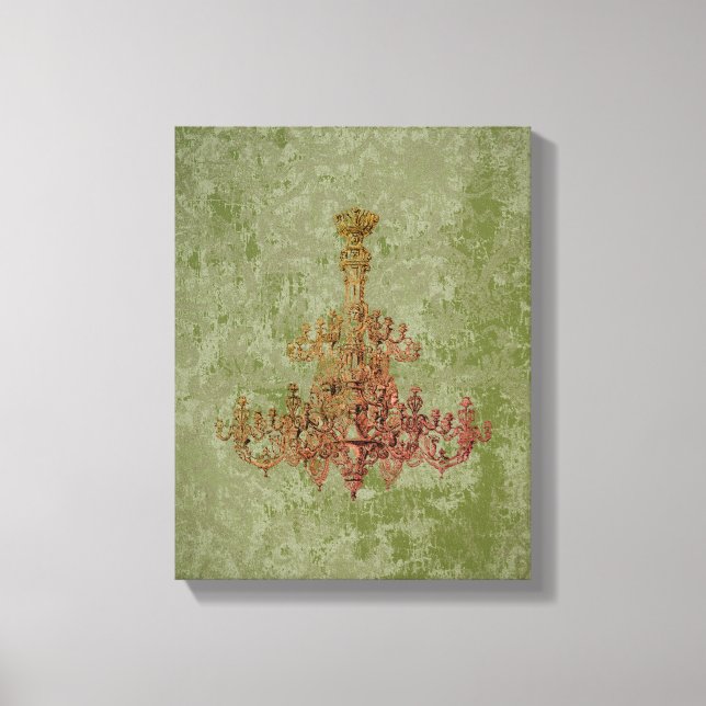 COR DE MUDANÇA DO CANDilier Francês - Canvas (Frente)