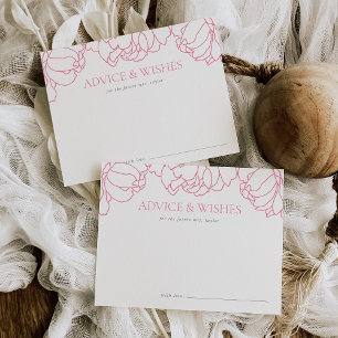 Cor de Rosa Cartão de Chá de panela para o Jardi