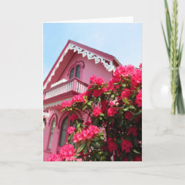 Cor-de-rosa - Cartão de Vinha de Martha