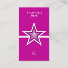 Cor-de-rosa cartão de visita cor-de-rosa, linha br