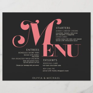Cor-de-rosa casamento vintage preto