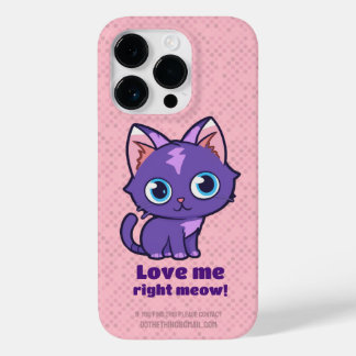 Cor-de-rosa com vetor de gata roxa