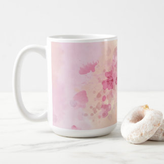 Cor de rosa da flor da caneca projetada