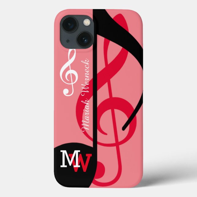 cor-de-rosa de nota musical (Verso)