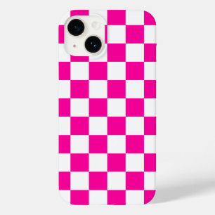 Cor-de-rosa e branco-neon verificados